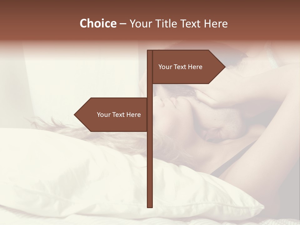 Yellow Sensual Man PowerPoint Template