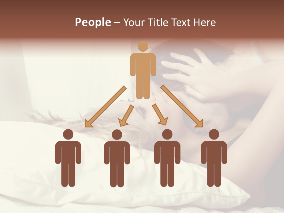 Yellow Sensual Man PowerPoint Template