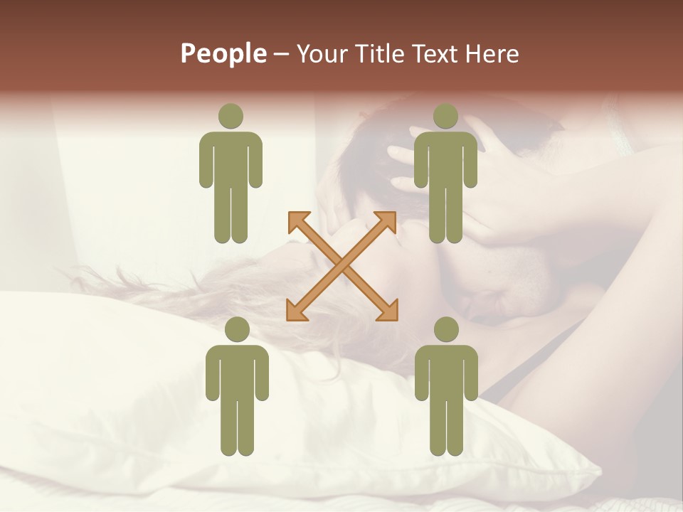 Yellow Sensual Man PowerPoint Template