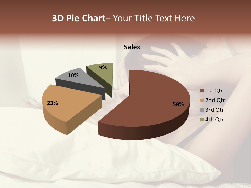 Yellow Sensual Man PowerPoint Template