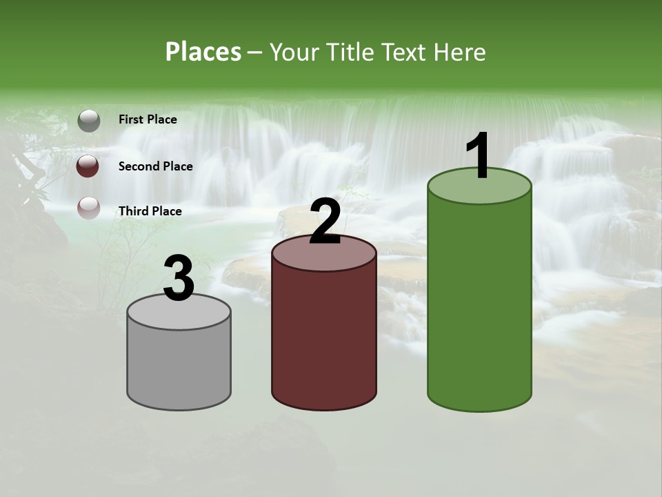 Park Stream Creek PowerPoint Template