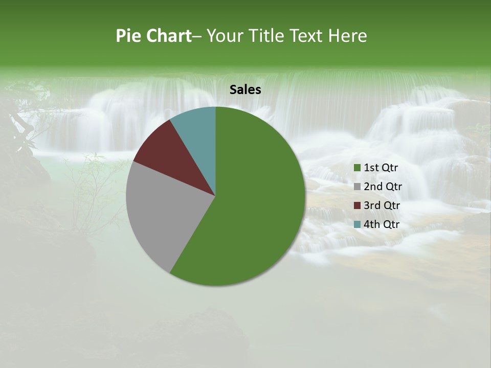 Park Stream Creek PowerPoint Template