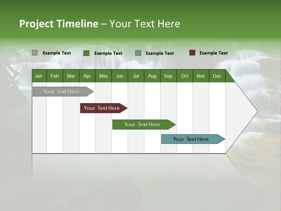 Park Stream Creek PowerPoint Template