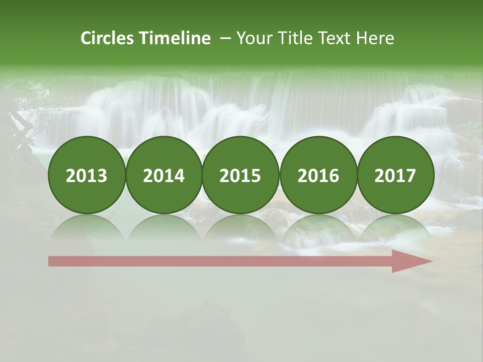 Park Stream Creek PowerPoint Template