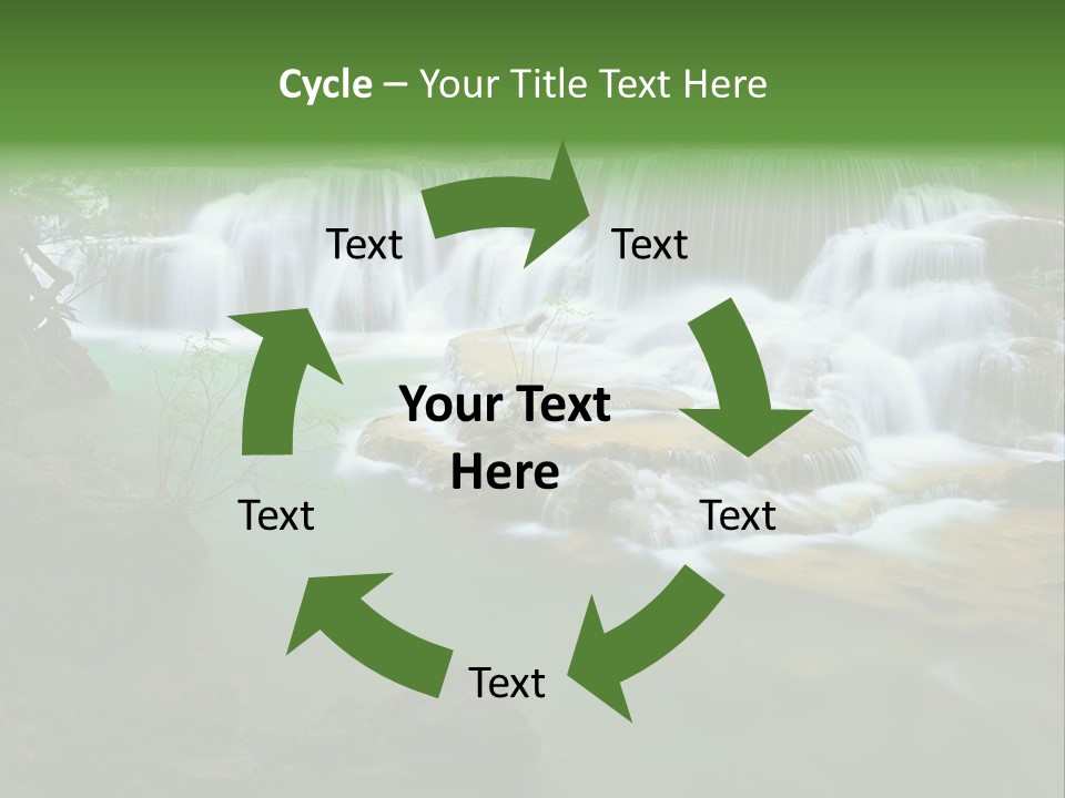 Park Stream Creek PowerPoint Template