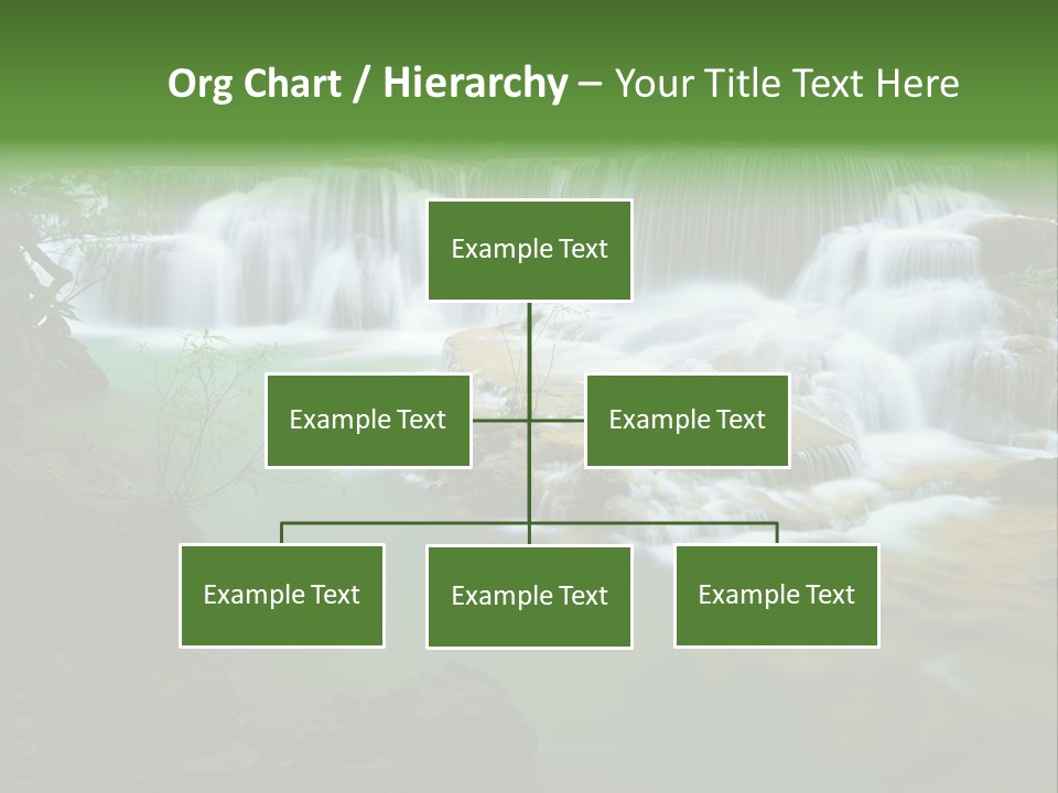 Park Stream Creek PowerPoint Template