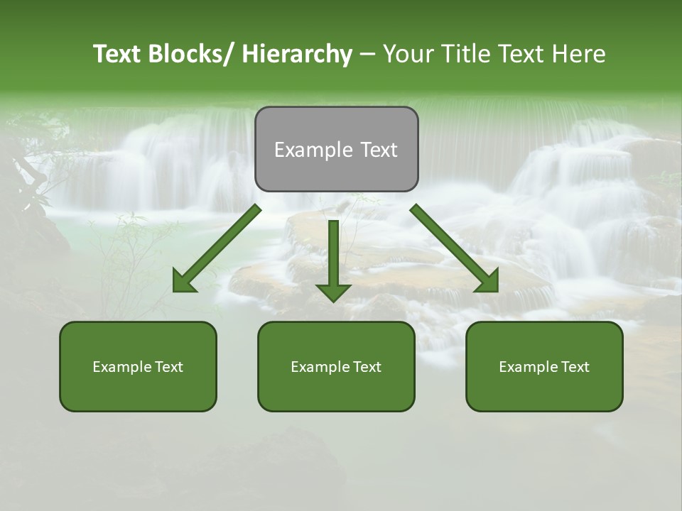 Park Stream Creek PowerPoint Template