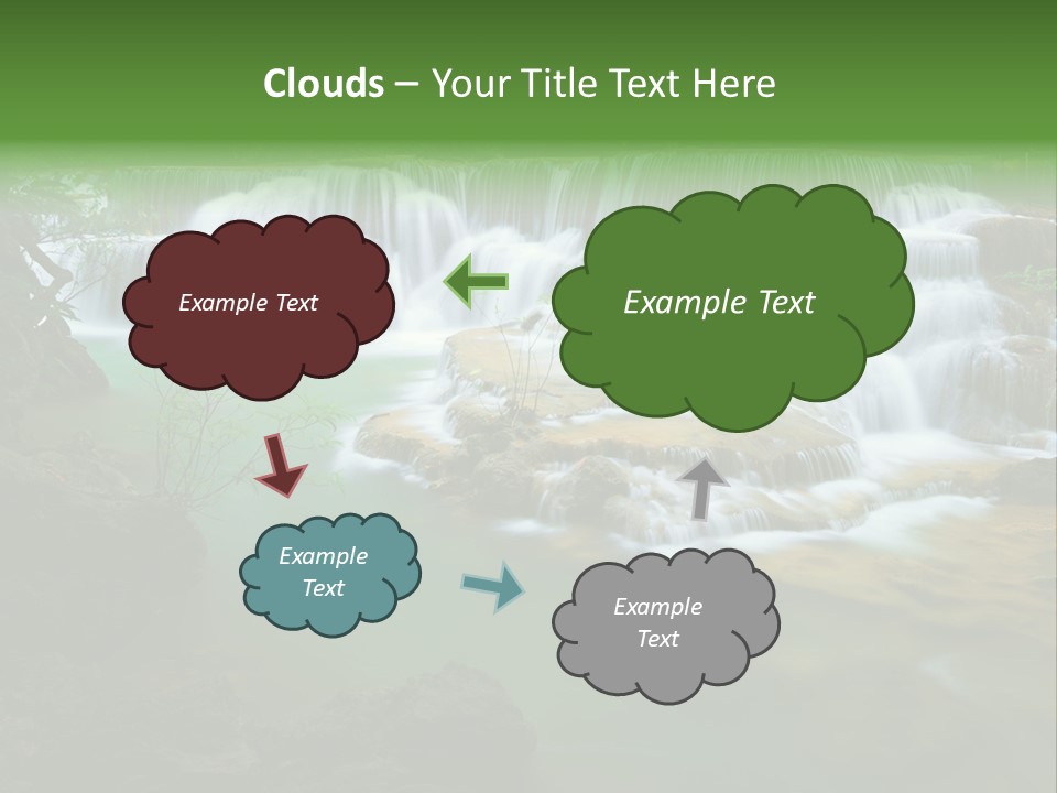 Park Stream Creek PowerPoint Template