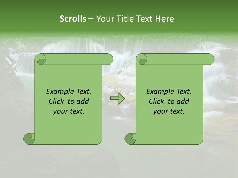 Park Stream Creek PowerPoint Template