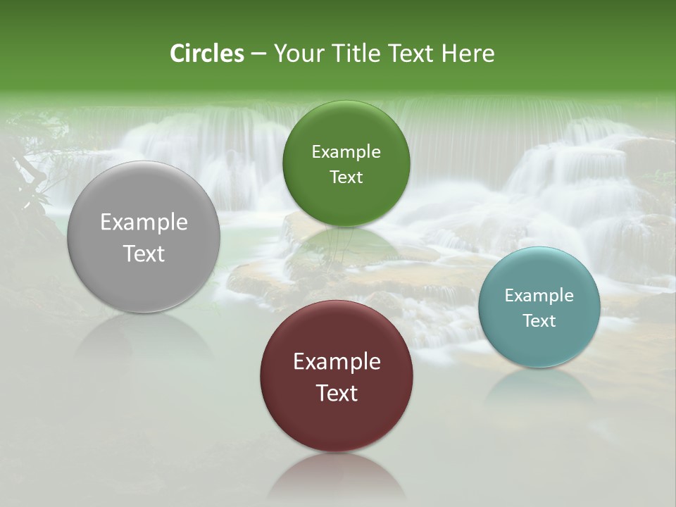 Park Stream Creek PowerPoint Template