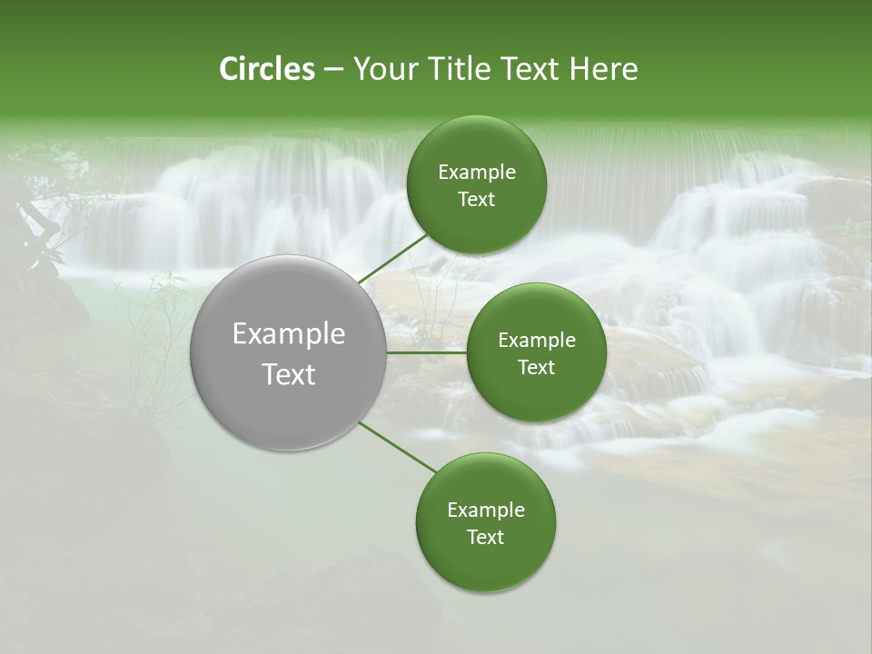 Park Stream Creek PowerPoint Template