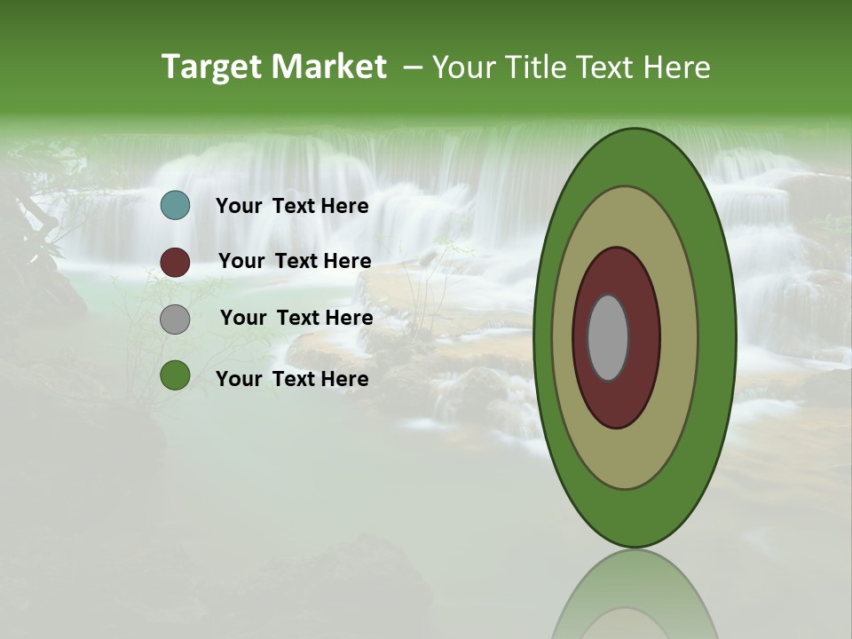 Park Stream Creek PowerPoint Template