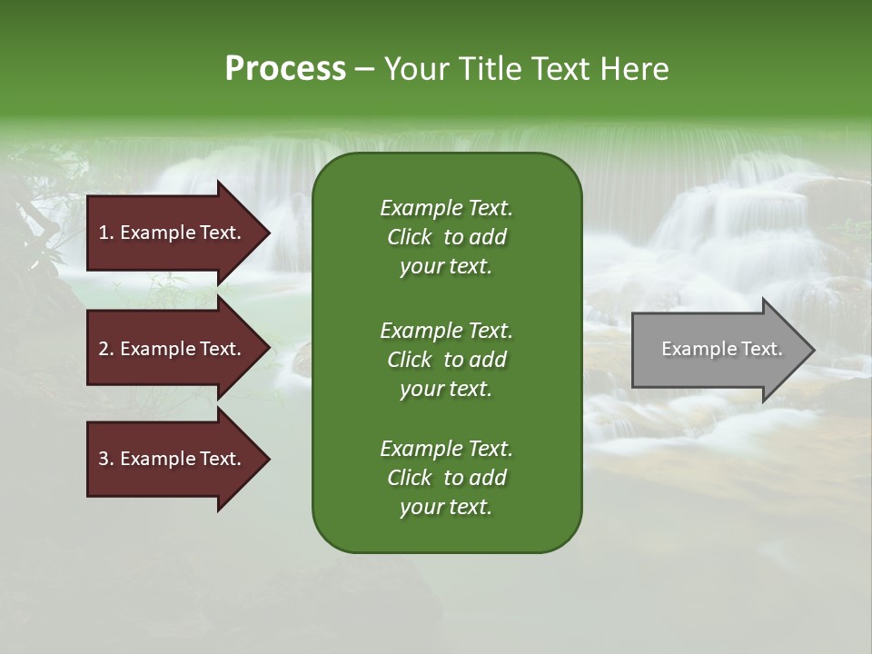 Park Stream Creek PowerPoint Template