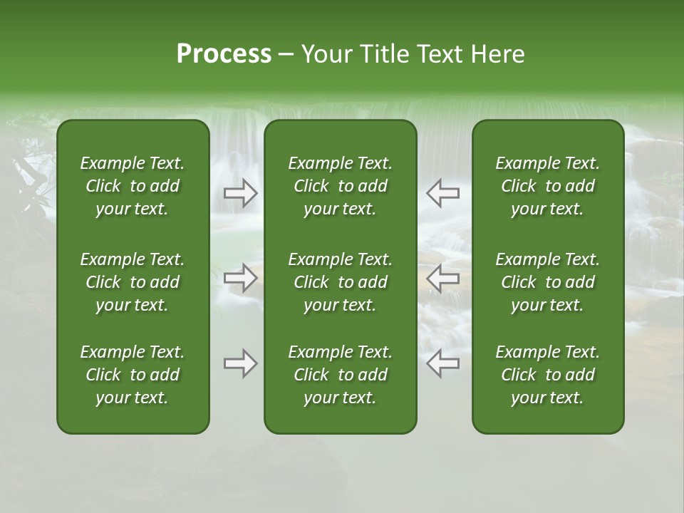 Park Stream Creek PowerPoint Template