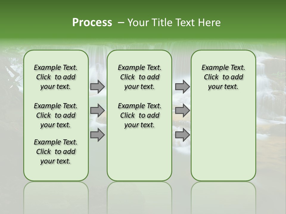 Park Stream Creek PowerPoint Template