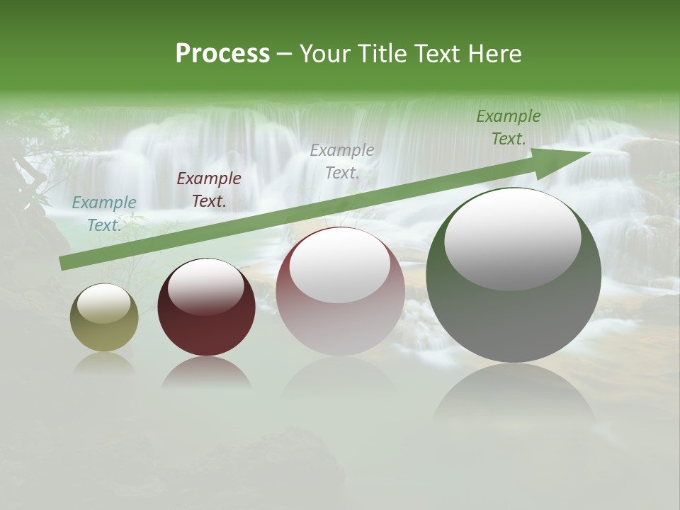 Park Stream Creek PowerPoint Template