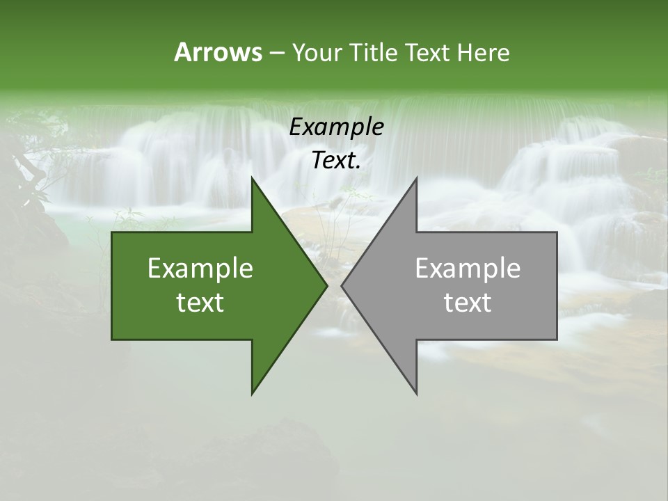 Park Stream Creek PowerPoint Template