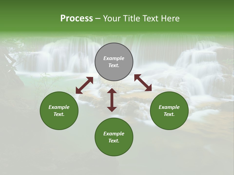 Park Stream Creek PowerPoint Template