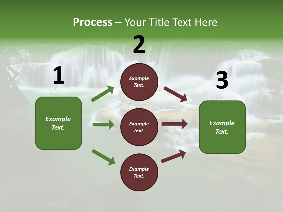 Park Stream Creek PowerPoint Template