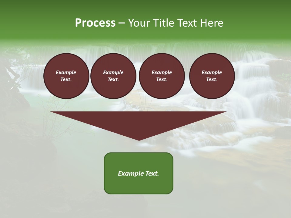 Park Stream Creek PowerPoint Template