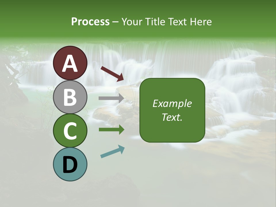 Park Stream Creek PowerPoint Template