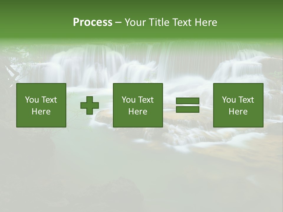 Park Stream Creek PowerPoint Template