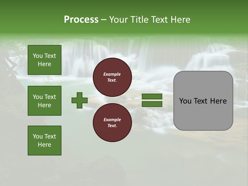 Park Stream Creek PowerPoint Template
