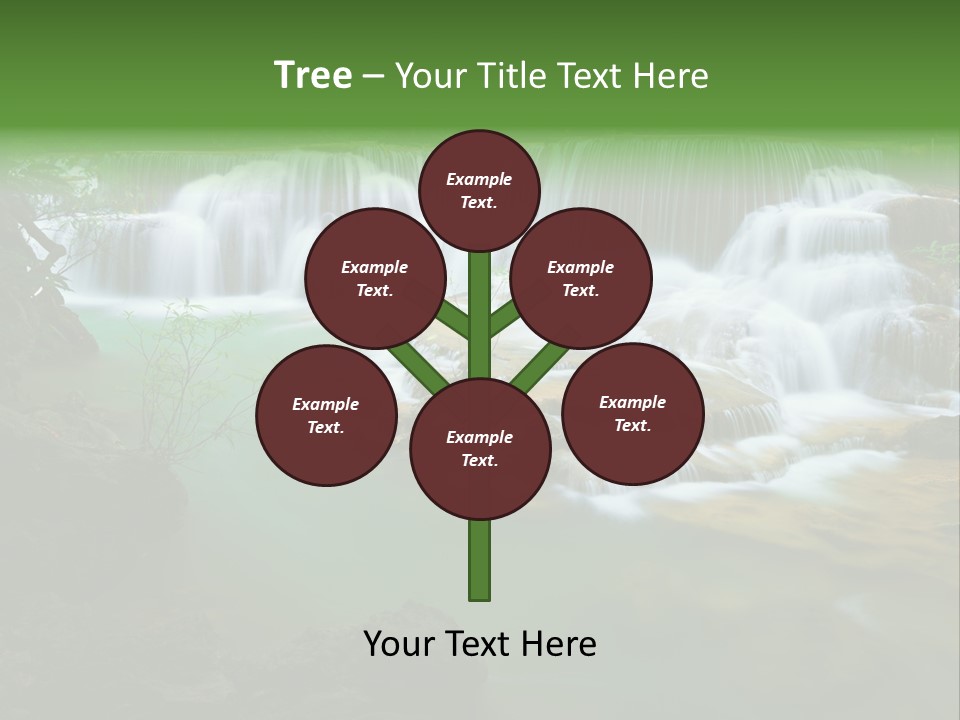 Park Stream Creek PowerPoint Template