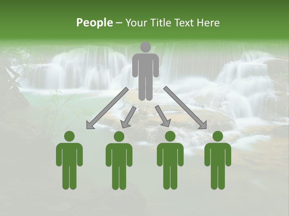 Park Stream Creek PowerPoint Template