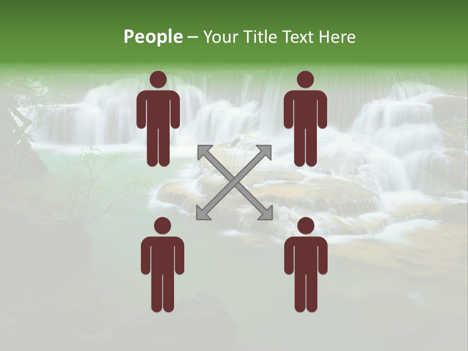 Park Stream Creek PowerPoint Template