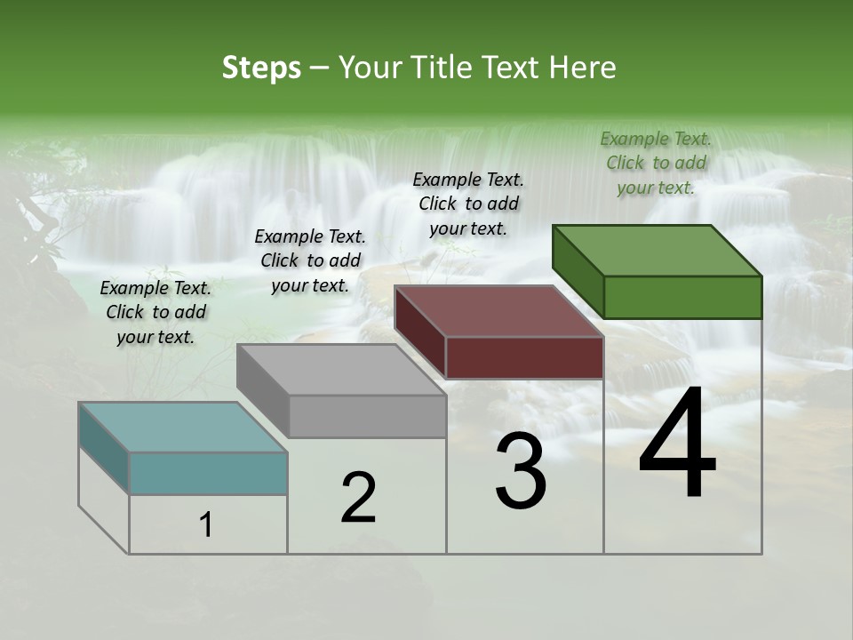 Park Stream Creek PowerPoint Template