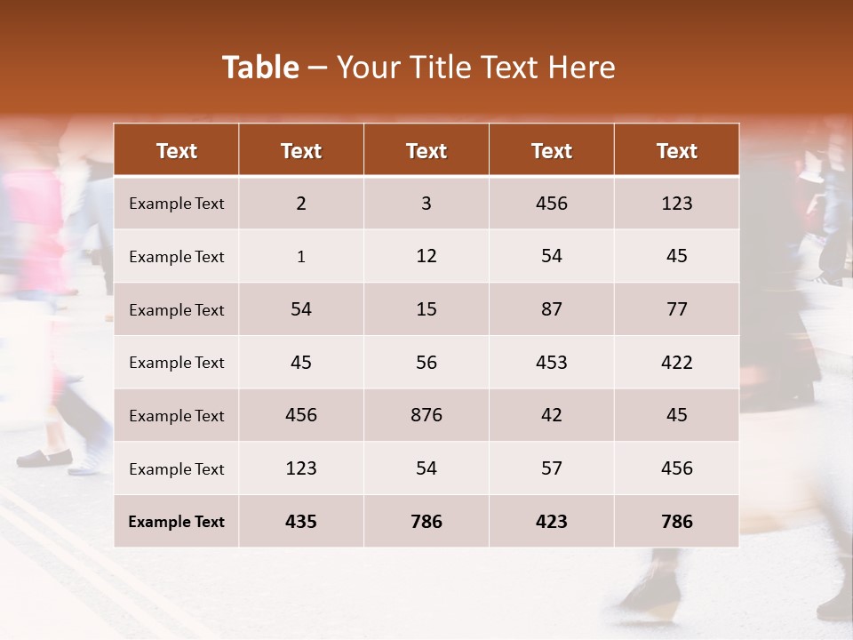 Shopping Stress People Traffic Island PowerPoint Template