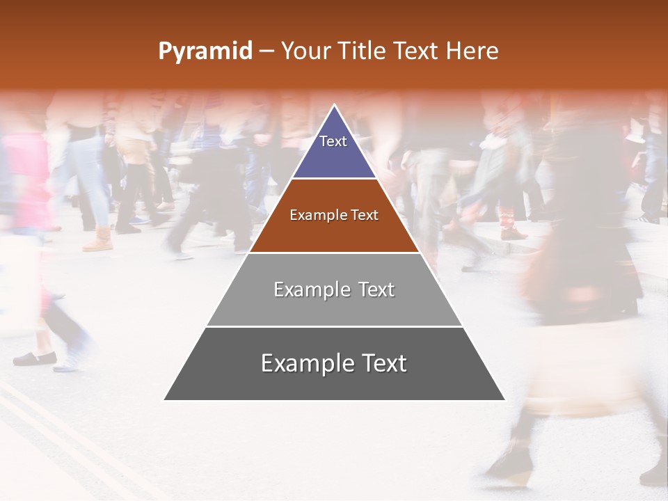 Shopping Stress People Traffic Island PowerPoint Template