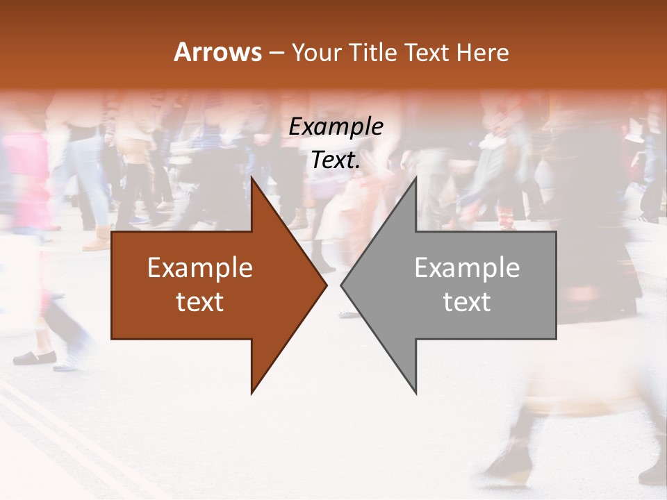 Shopping Stress People Traffic Island PowerPoint Template