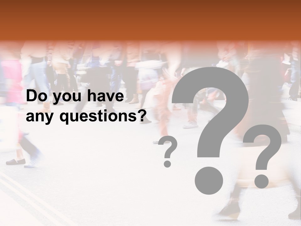 Shopping Stress People Traffic Island PowerPoint Template