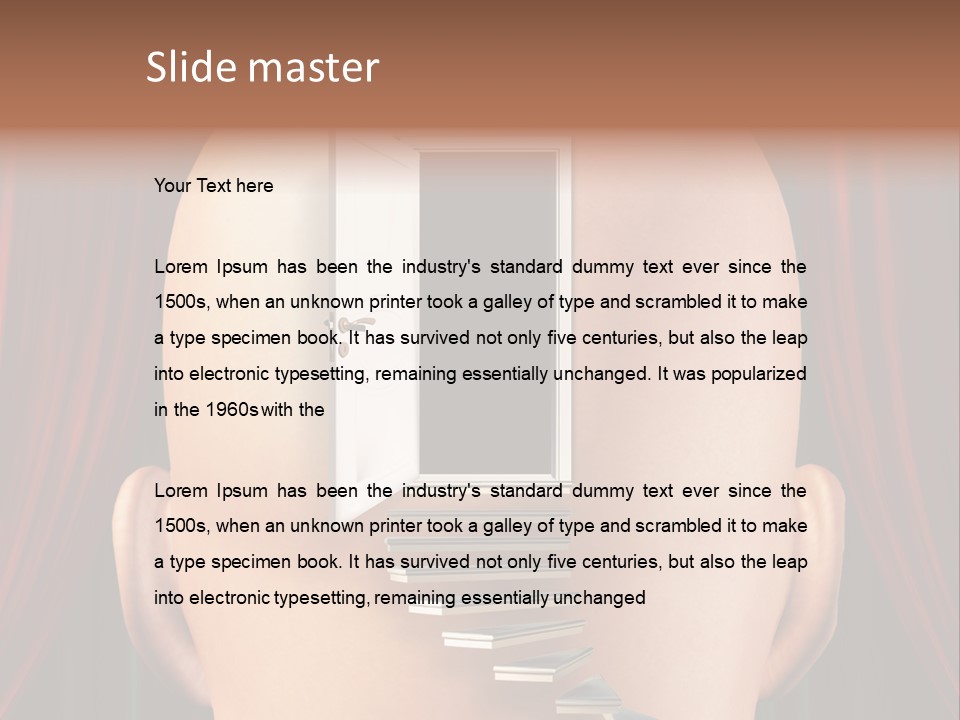 Human Entrance Person PowerPoint Template