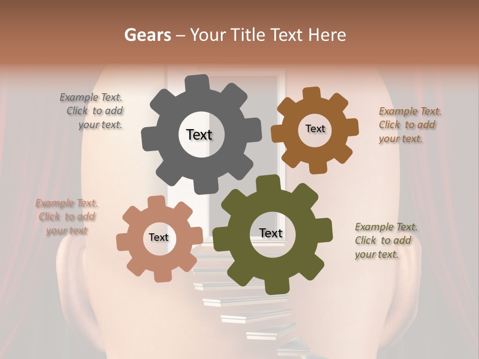 Human Entrance Person PowerPoint Template