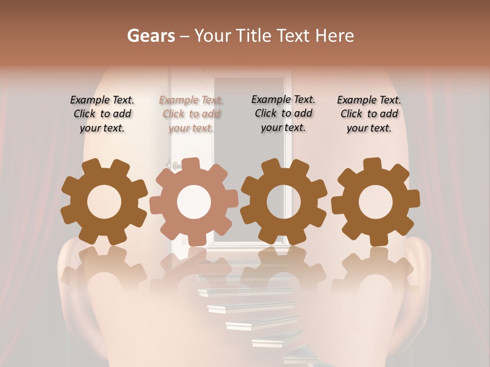 Human Entrance Person PowerPoint Template