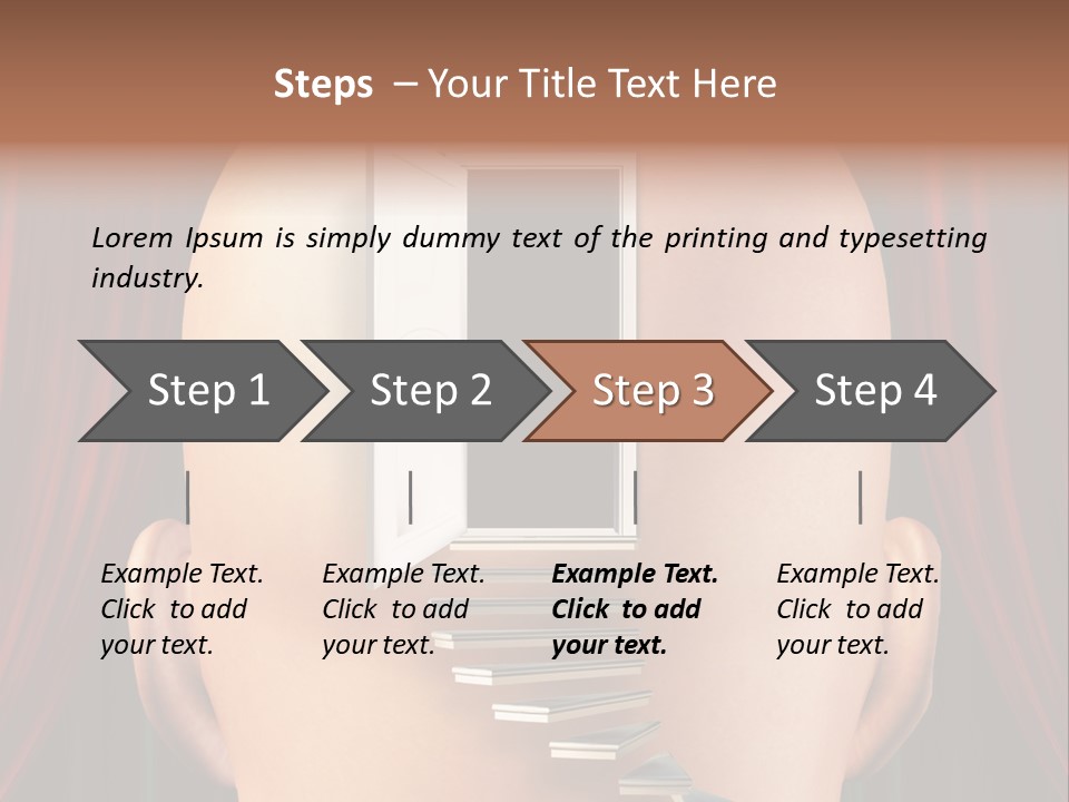 Human Entrance Person PowerPoint Template