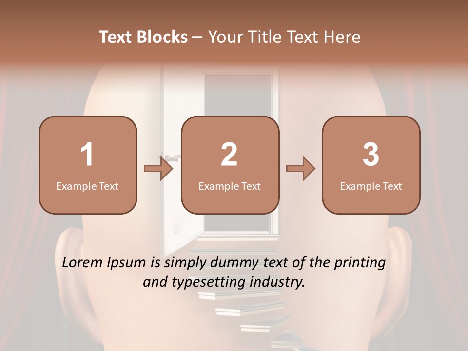 Human Entrance Person PowerPoint Template