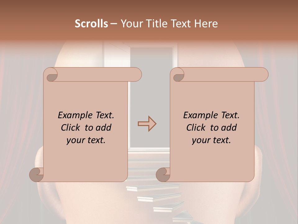 Human Entrance Person PowerPoint Template
