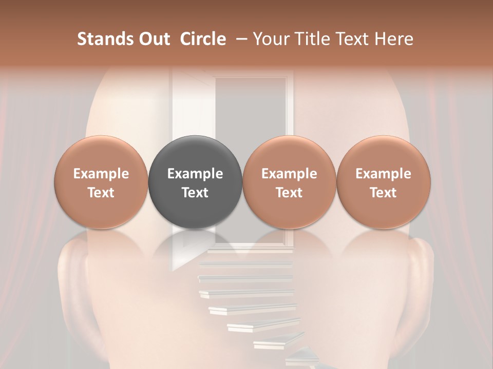 Human Entrance Person PowerPoint Template