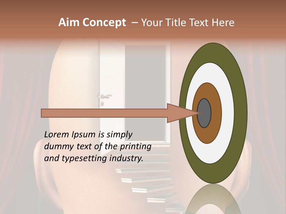 Human Entrance Person PowerPoint Template