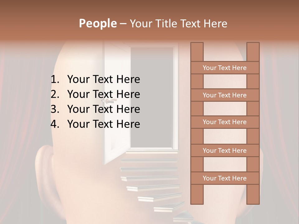 Human Entrance Person PowerPoint Template
