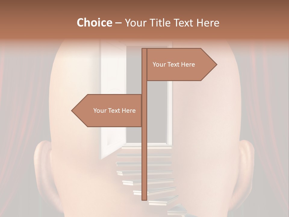Human Entrance Person PowerPoint Template