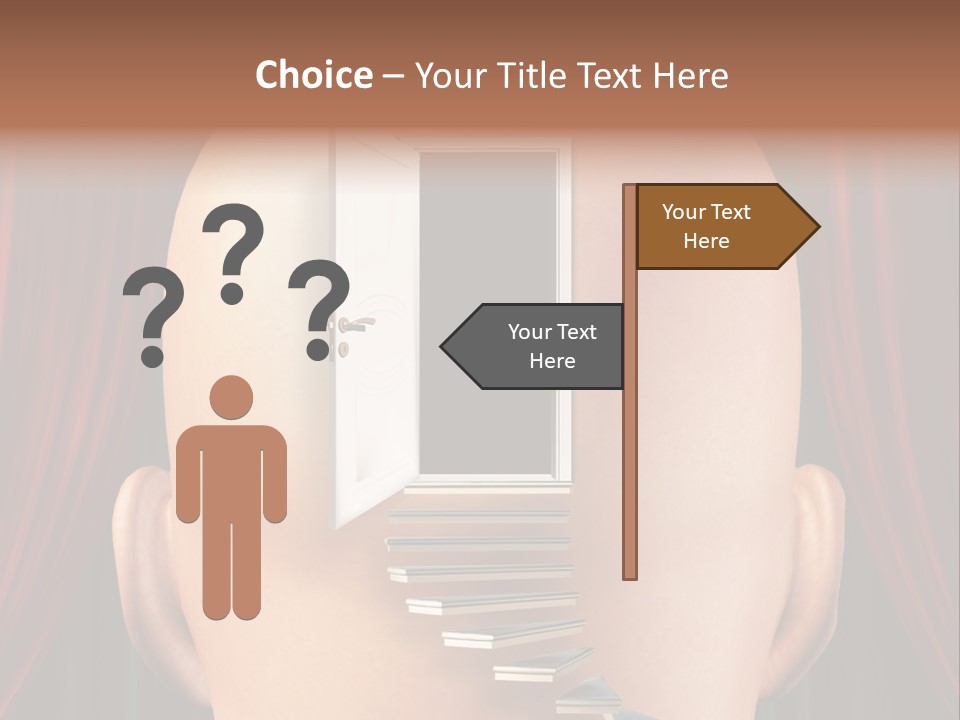 Human Entrance Person PowerPoint Template