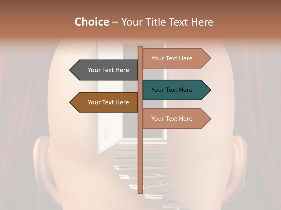 Human Entrance Person PowerPoint Template