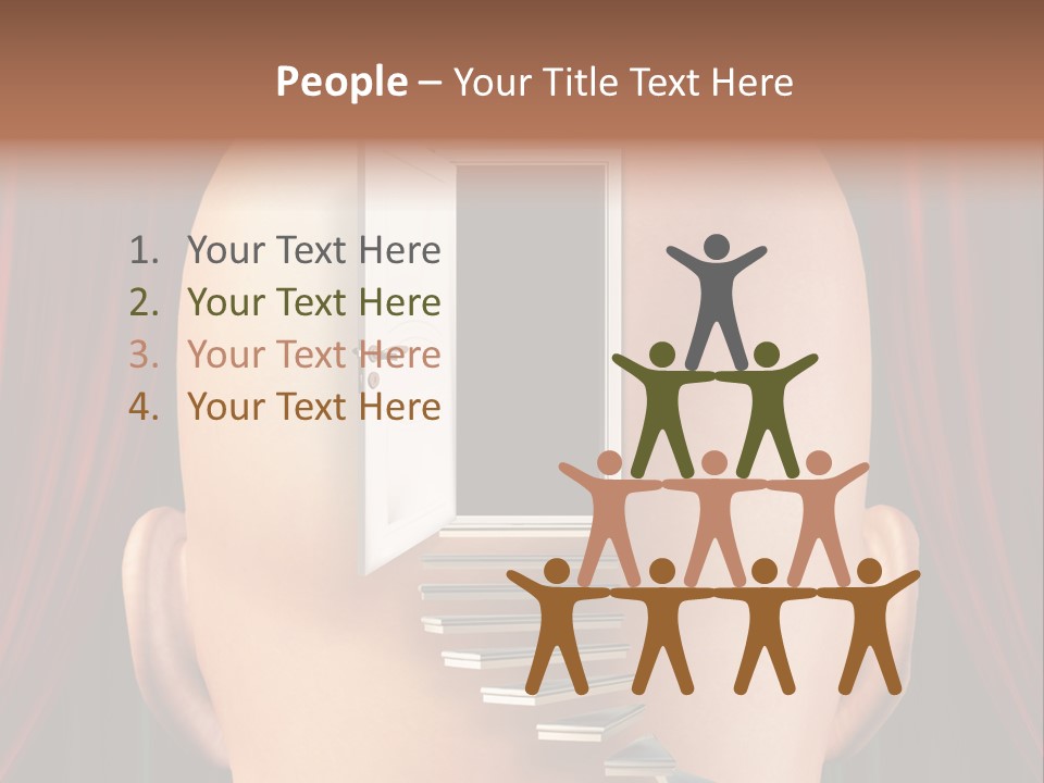 Human Entrance Person PowerPoint Template
