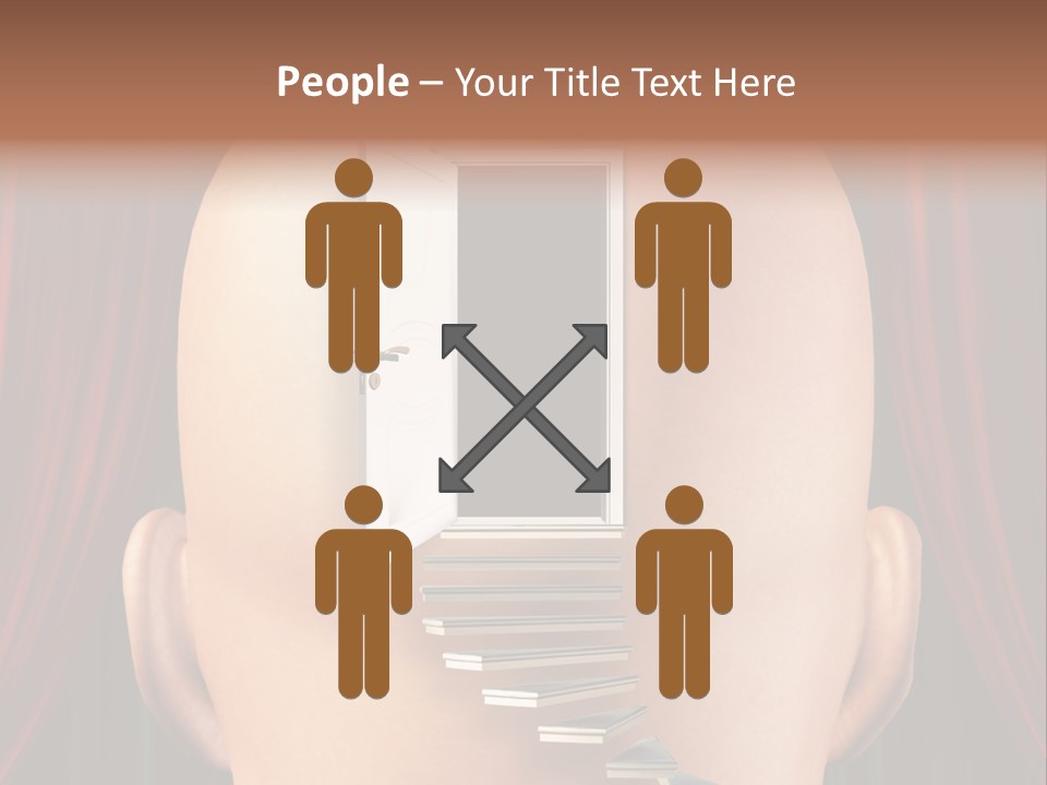 Human Entrance Person PowerPoint Template