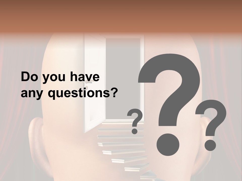 Human Entrance Person PowerPoint Template